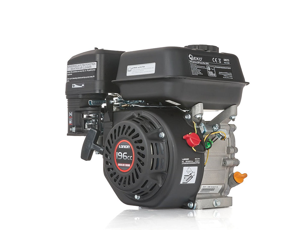 Gasoline Engine 6,5HP Loncin, 196cc 19mm Euro 5