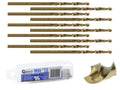 HSS twist drill for metal with cobalt, 2 mm – Pack of 10