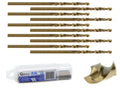 HSS cobalt twist drill for metal, 2.5 mm – Pack of 10