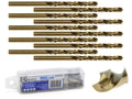 HSS twist drill for metal with cobalt, 5 mm – Pack of 10