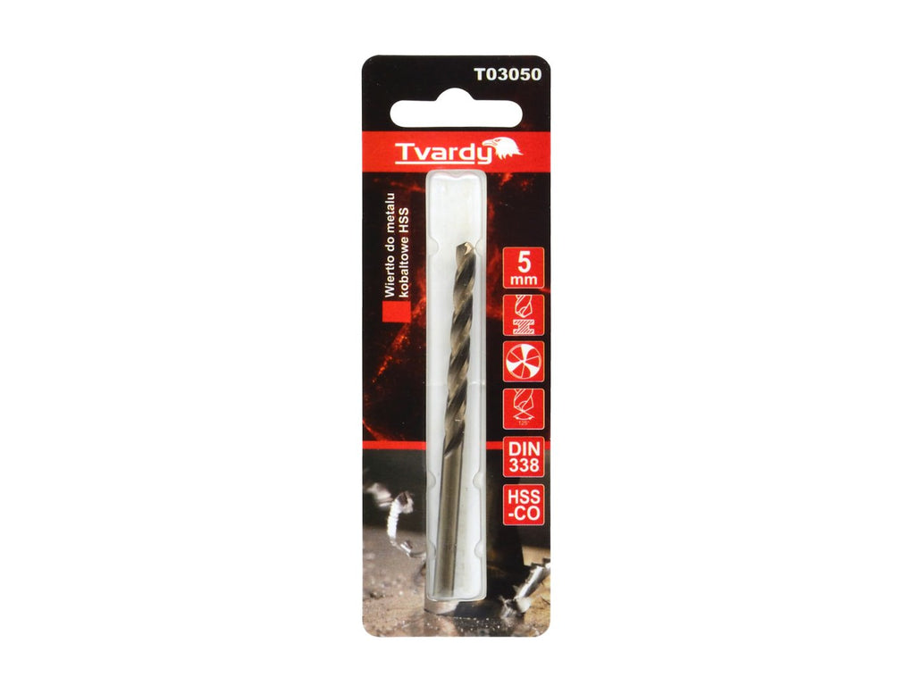 HSS Cobalt drill M35 3flutes sharp  5 mm