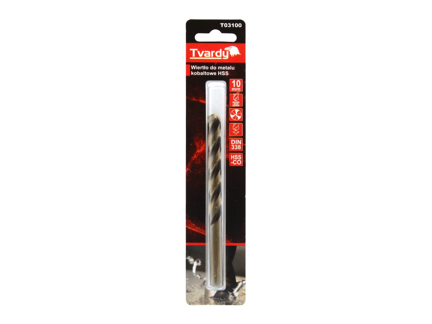 HSS Cobalt drill M35 3flutes sharp  10 mm