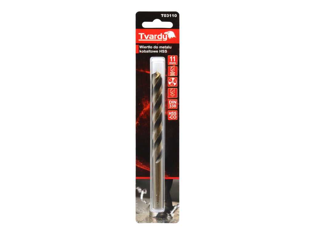 HSS Cobalt drill M35 3flutes sharp  11 mm