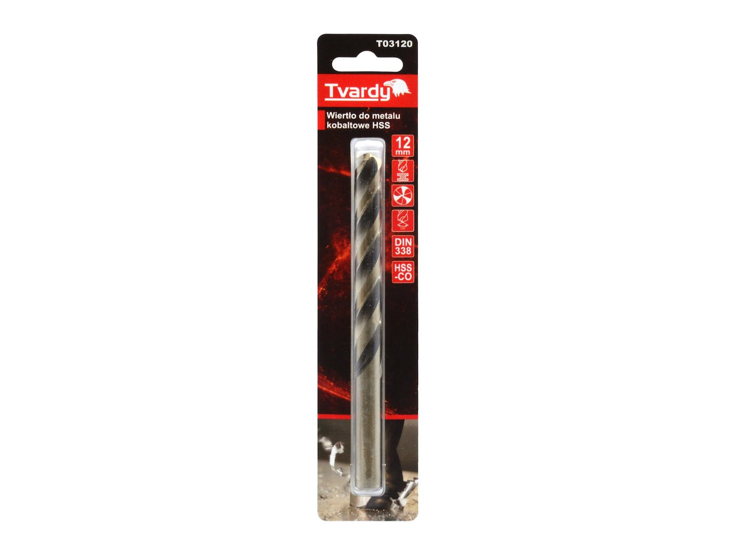 HSS Cobalt drill M35 3flutes sharp  12 mm