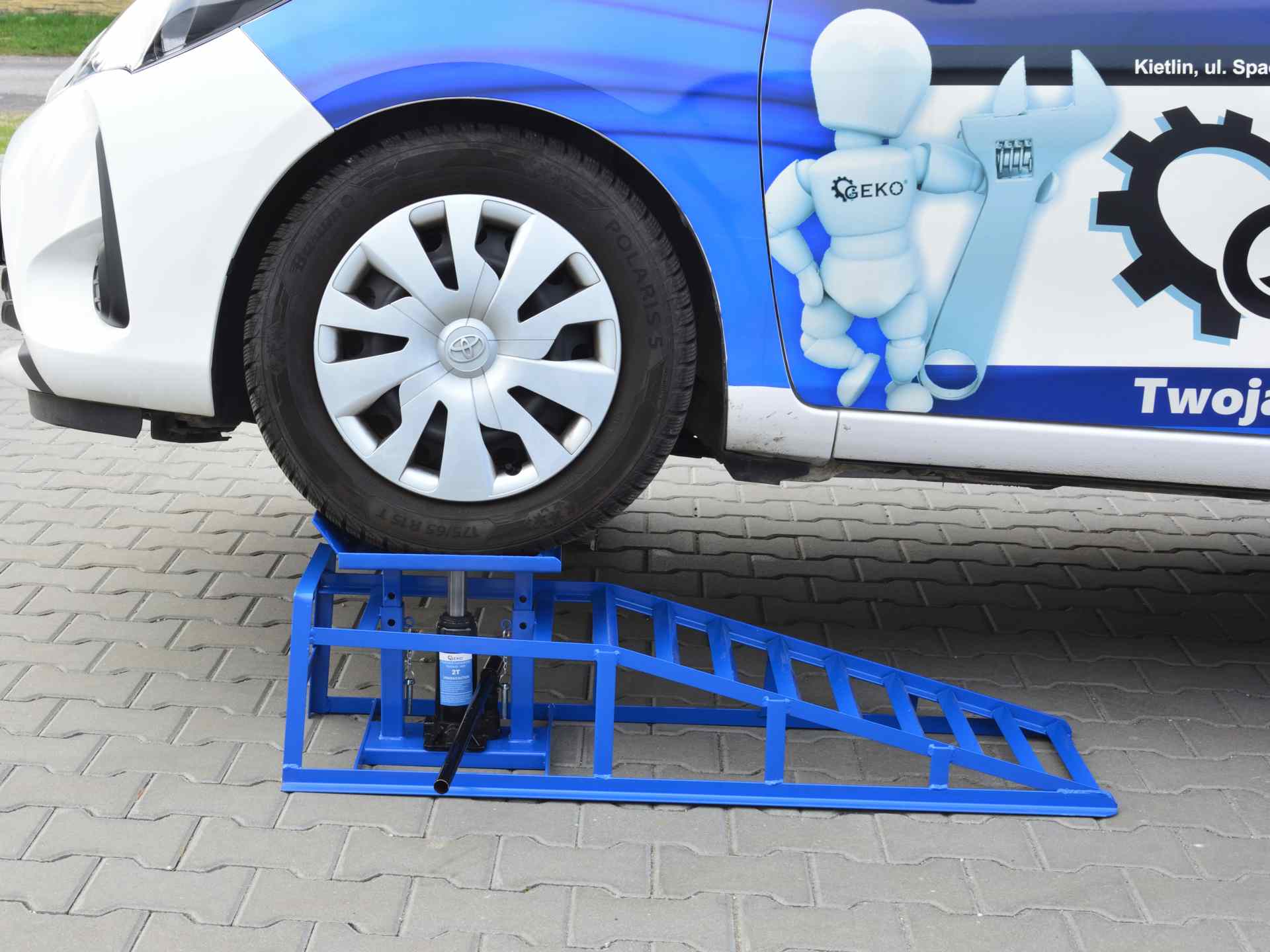 Hydraulic Car Ramp Lifting Jack 2T – Pack of 2