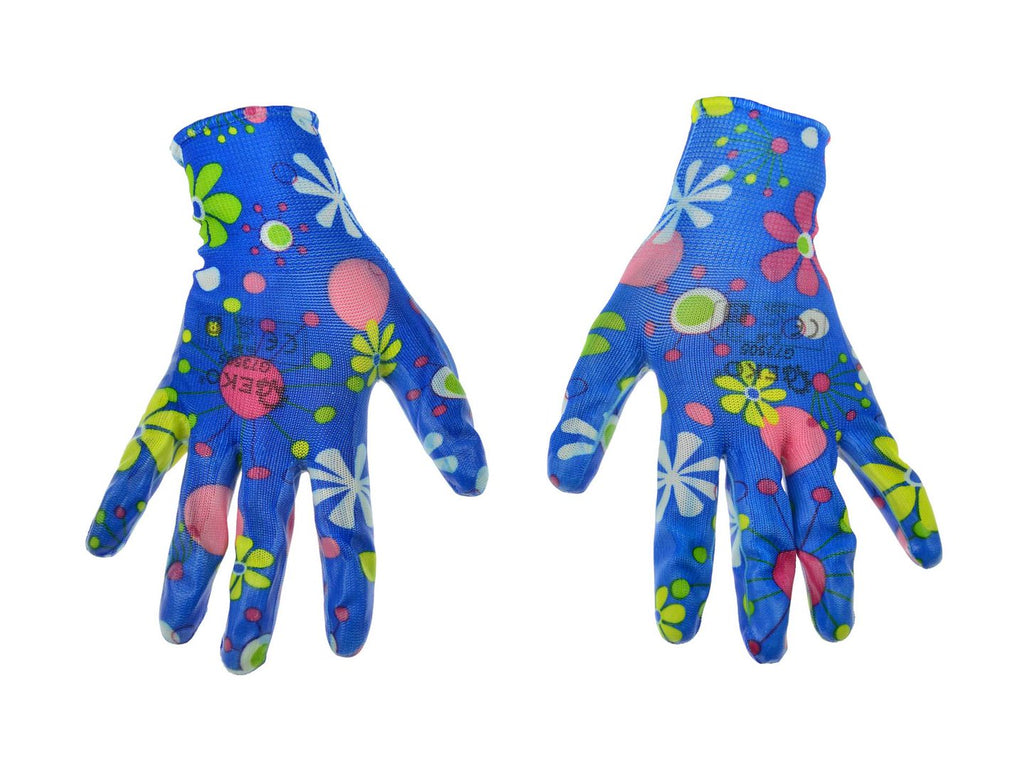 Women's Work Gloves with Nitrile Coating, Size 7 – Pack of 12