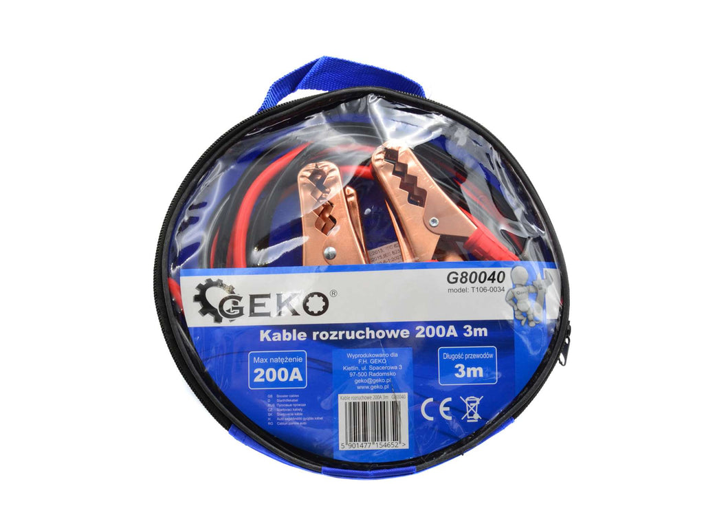 Booster cables 200A, 3 m