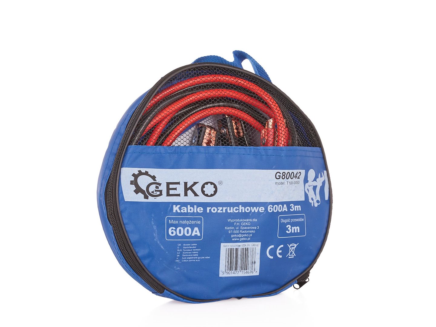 Booster Cables — 600A, 3 m