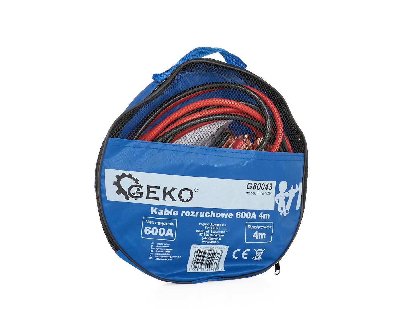 Booster Cables 600A, 4 m