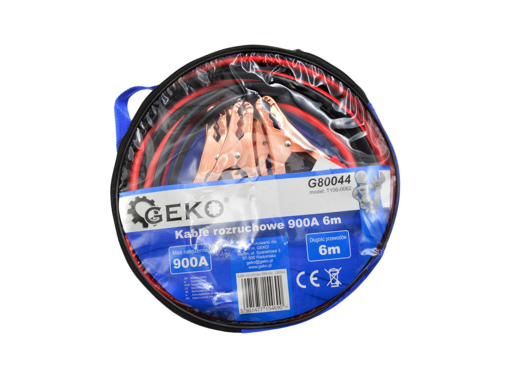 Booster cables 900A, 6 m