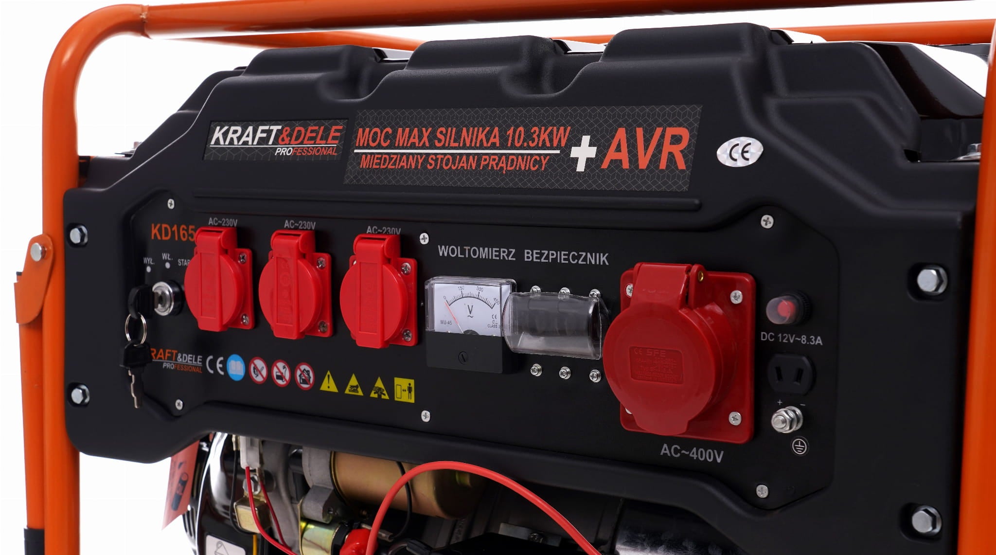 5500W Generator 12/230V/380V KD165