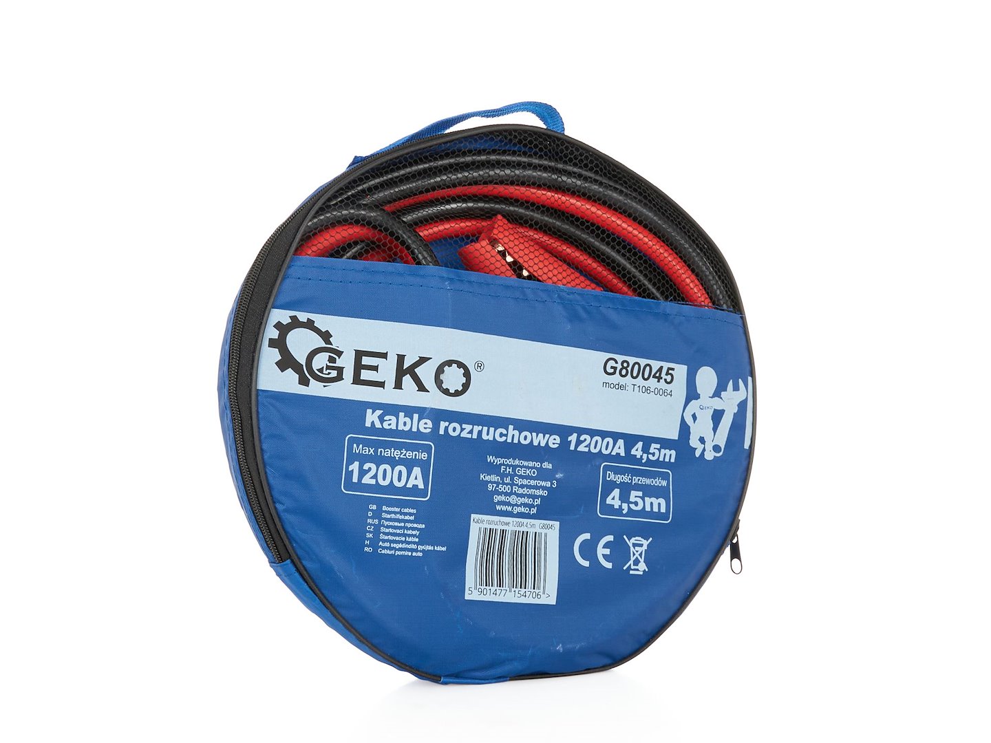 Booster cables 1200A 4.5 m