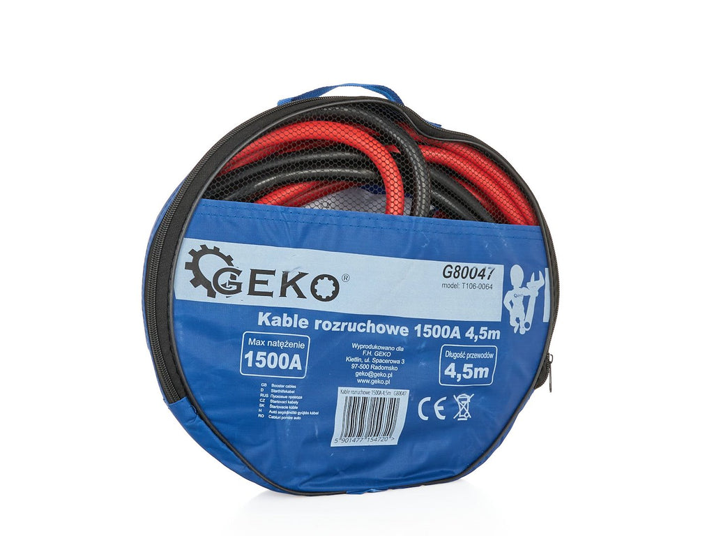 Booster cables 1500A 4.5 m