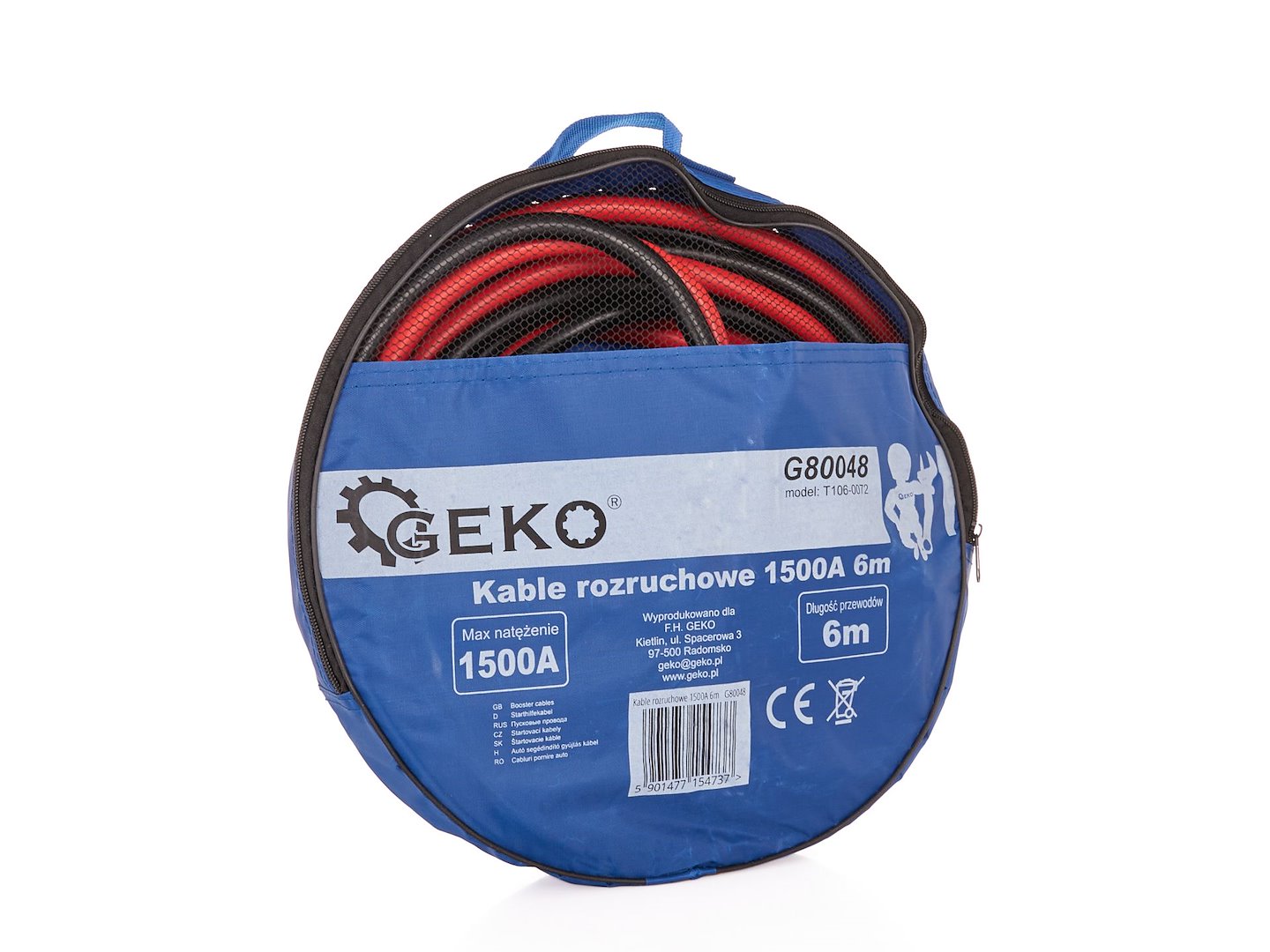 Booster cables 1500A 6m