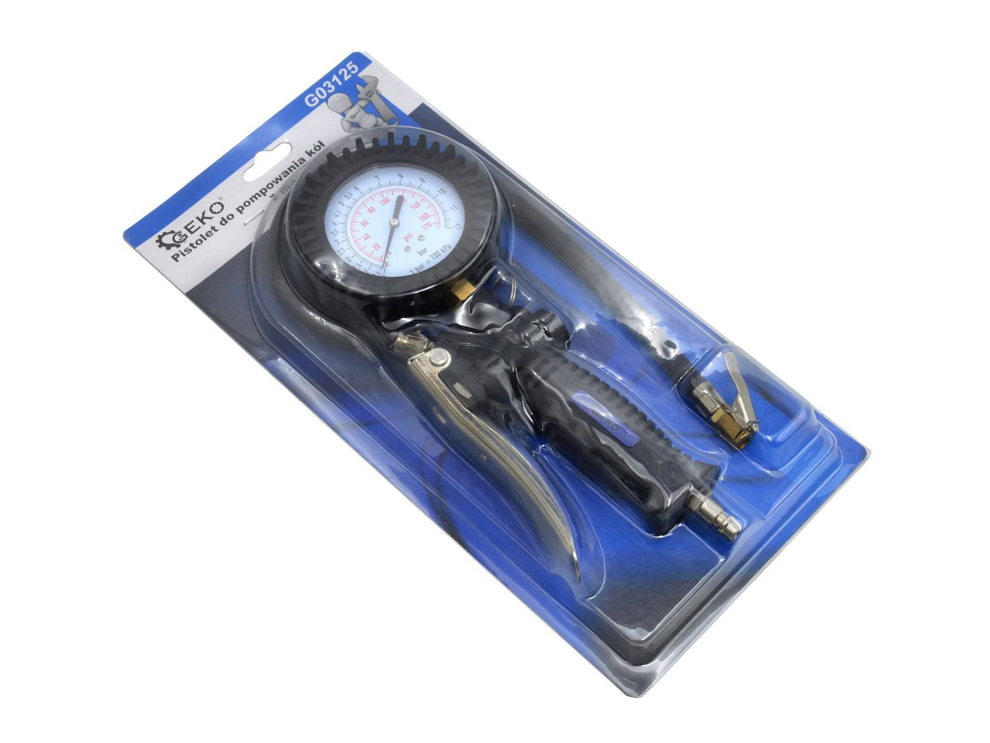 Tyre Inflating Gun with Manometer 12 bar
