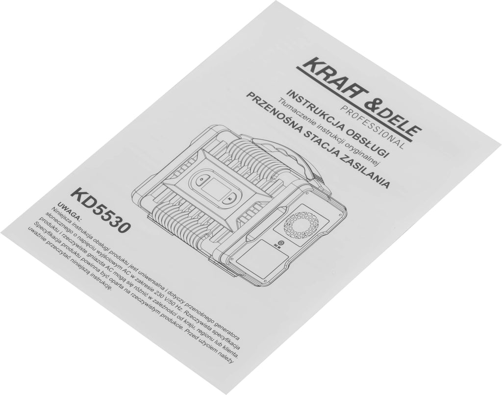 Portable power station 222Wh 20Ah / 11.1V KD5530