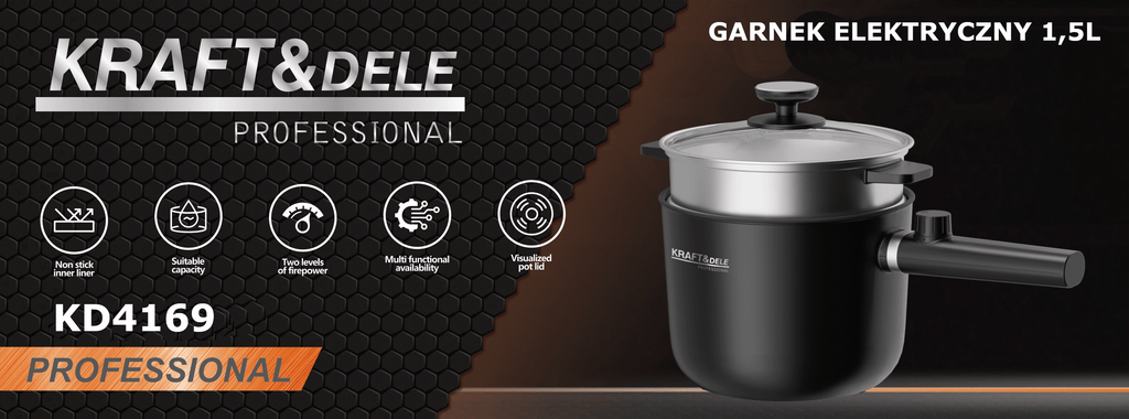 Electric pot 1.5L 600W KD4169
