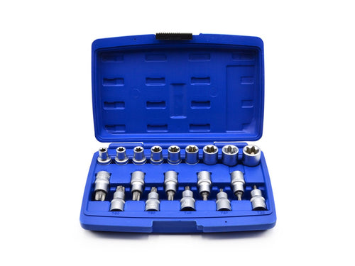 19 pcs Socket and Torx Bits Set