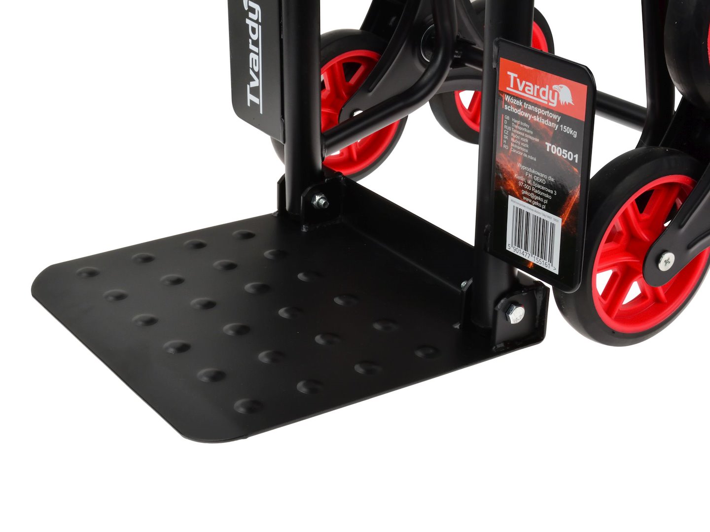 Heavy-Duty Steel Foldable Stair-Climbing Trolley 150kg