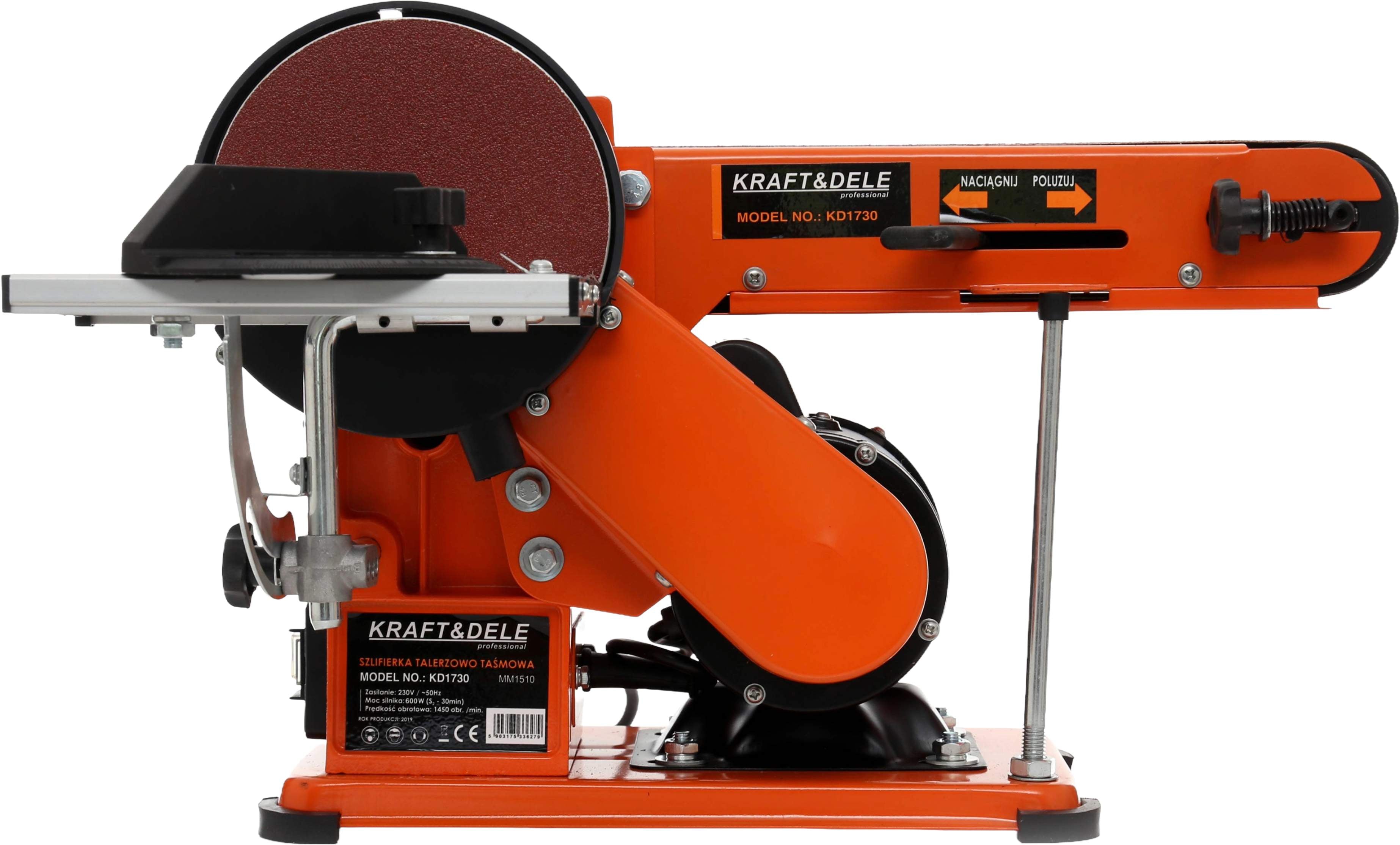 BAND AND DISC BENCH GRINDER 600W KD1730