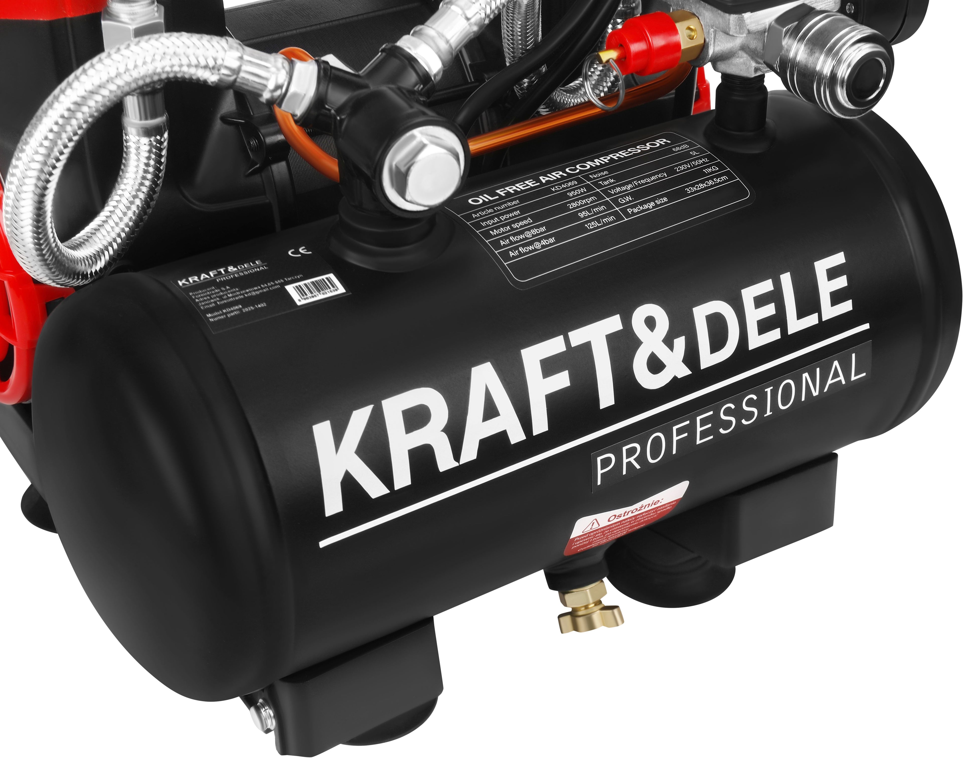 Oil-free compressor 950W 5L KD4069
