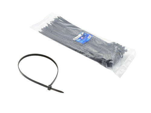 120 x 2.5 mm nylon cables, black color with UV filter (100 pcs)