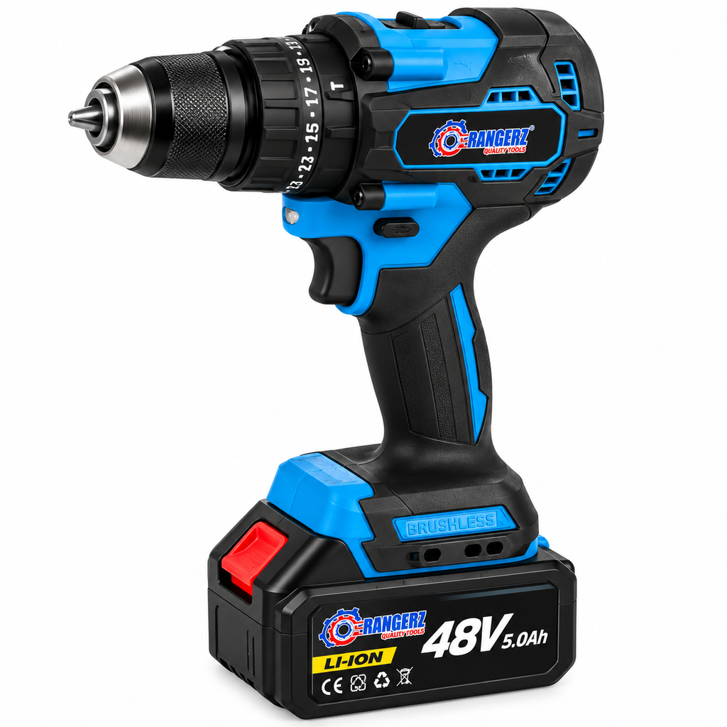 RANGERZ 3-ühes akuga tööriistakomplekt 48 V 5,0 Ah, 2 akuga RS-5017B