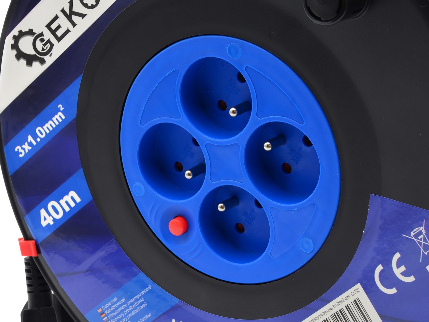 Electric cord on reel 3x1.0mm2 40m