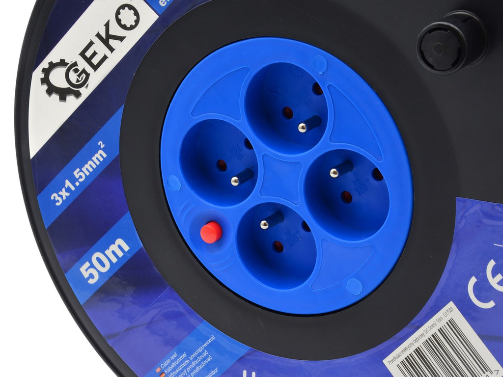 Electric cord on reel 3x1.5mm2 50m
