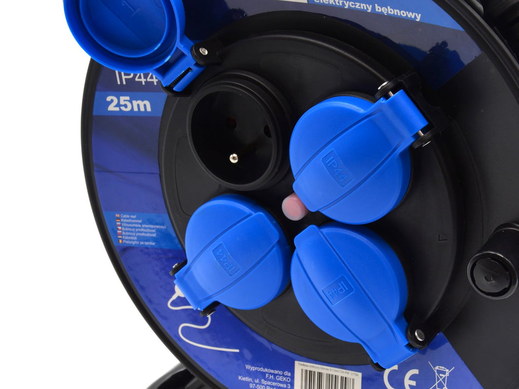 Electric cord on reel 3x1.5mm2  25m IP44