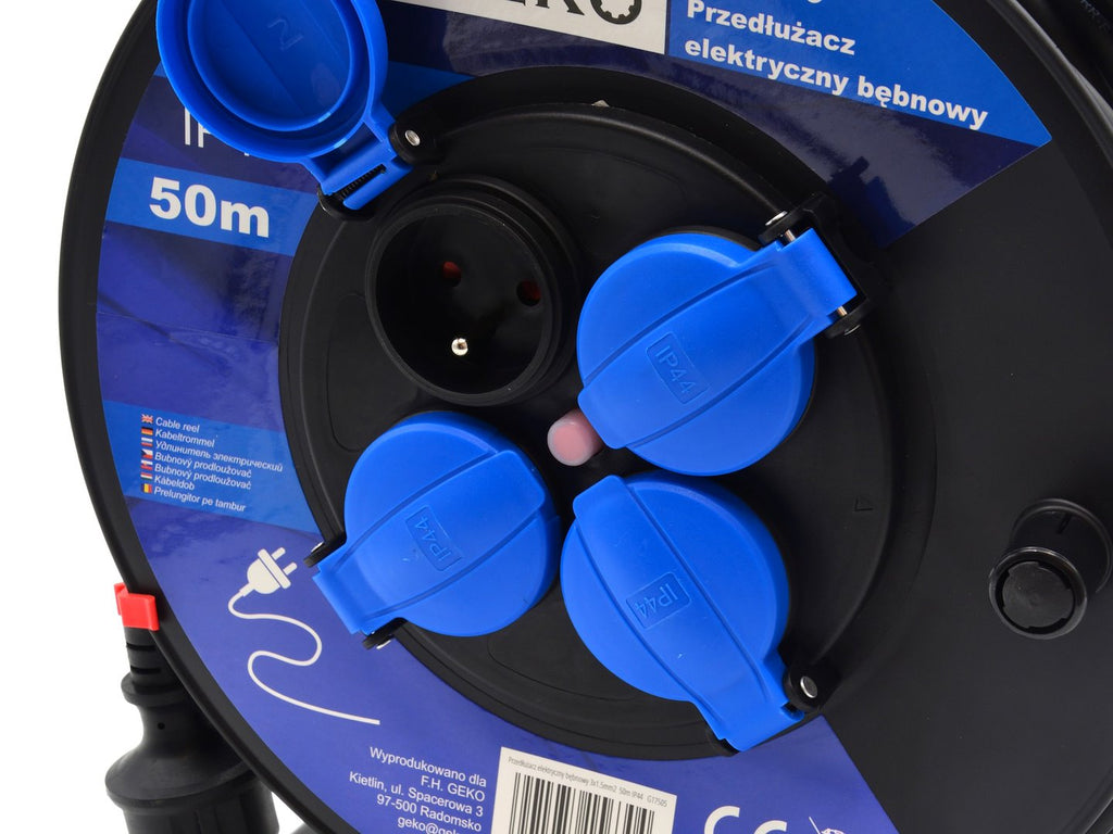 Electric cord on reel 3x1.5mm2  50m IP44
