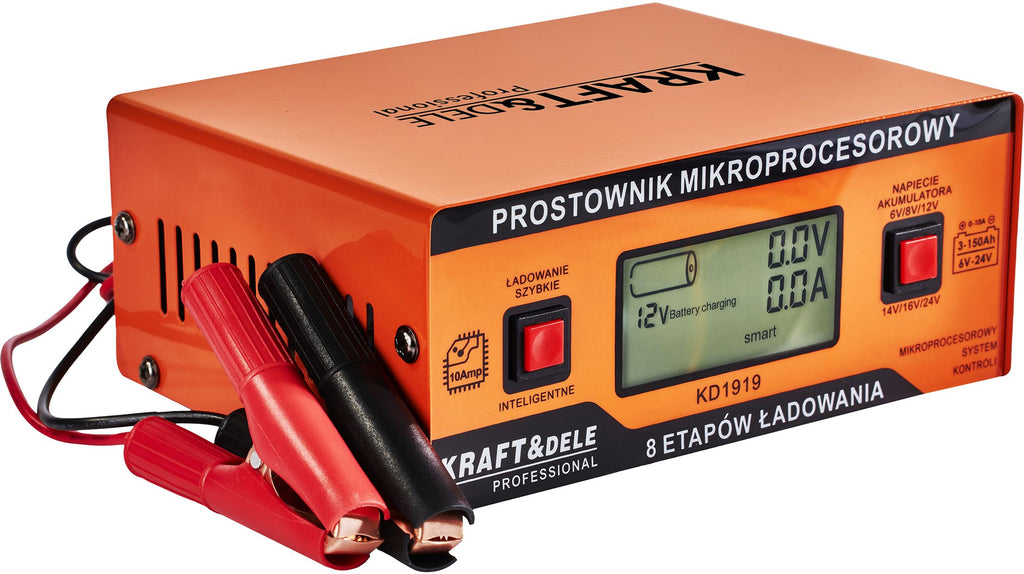 MICROPROCESSOR CHARGER 10AMP 6/8/12/14/16/24 V