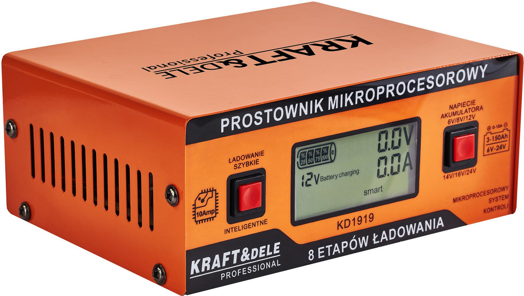 MICROPROCESSOR CHARGER 10AMP 6/8/12/14/16/24 V