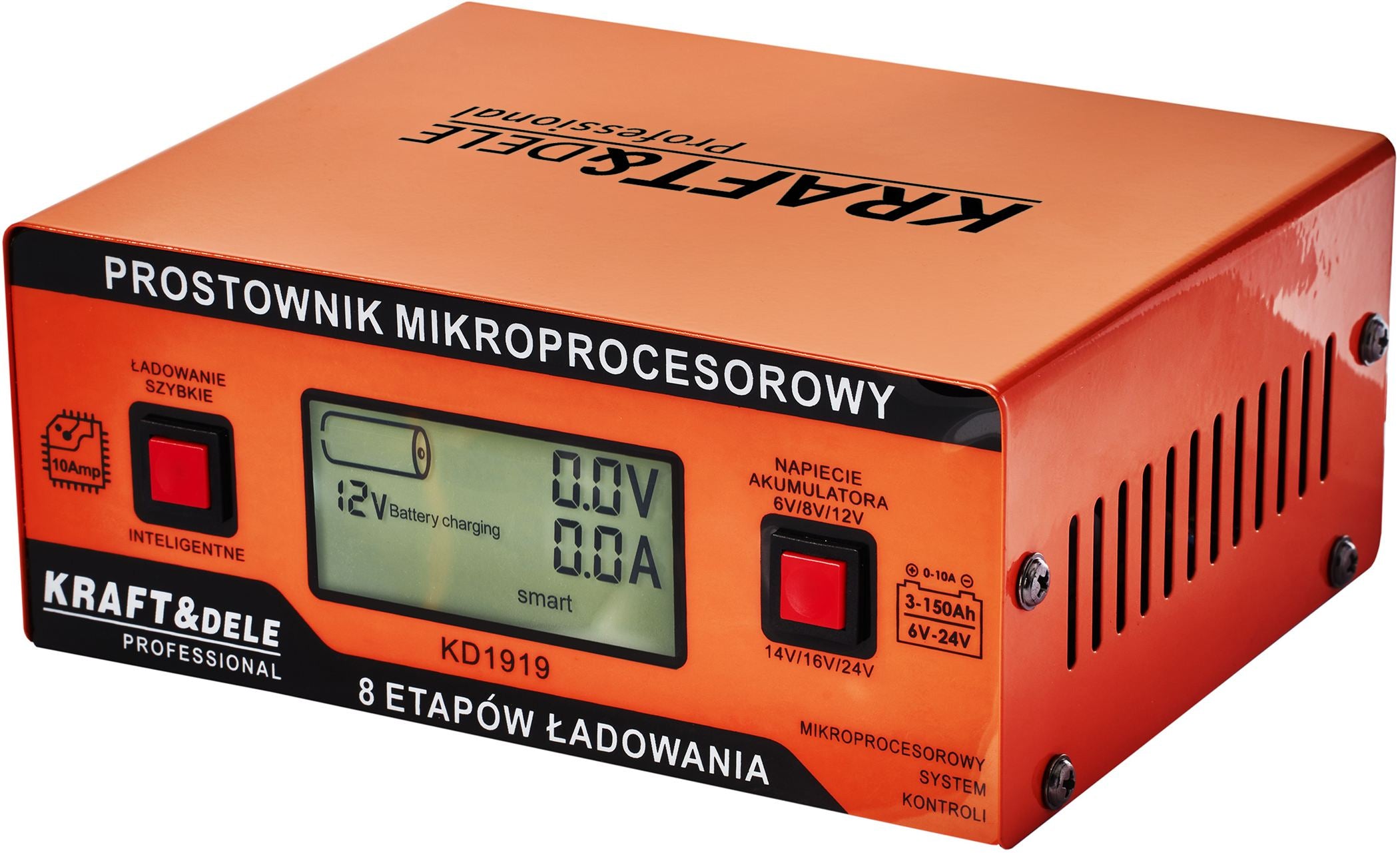 MICROPROCESSOR CHARGER 10AMP 6/8/12/14/16/24 V