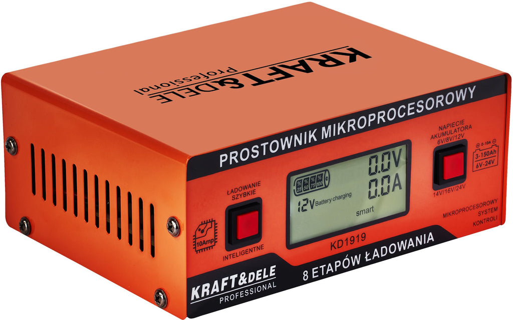 MICROPROCESSOR CHARGER 10AMP 6/8/12/14/16/24 V
