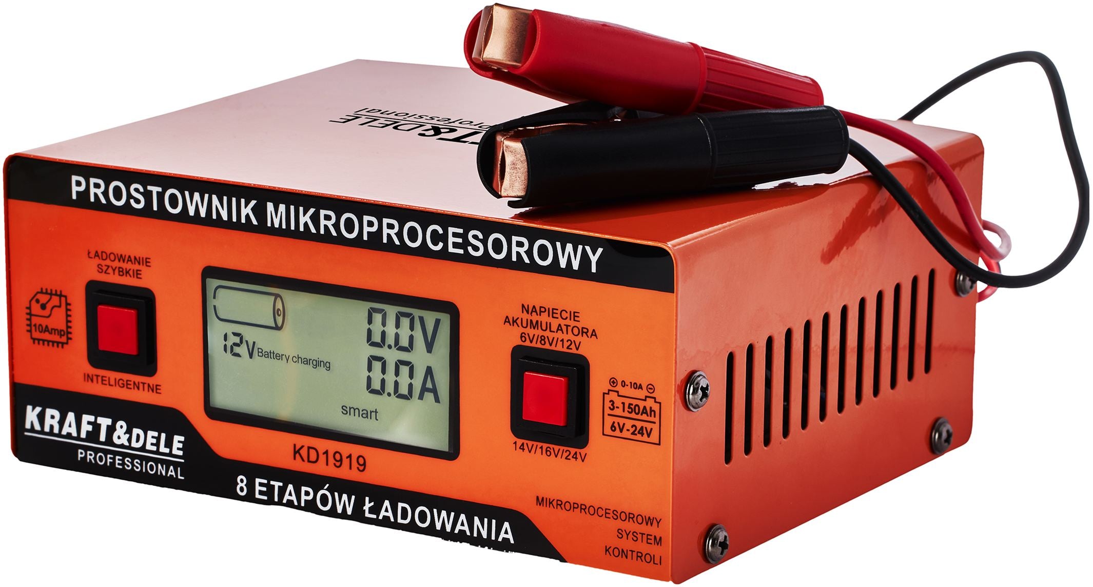 MICROPROCESSOR CHARGER 10AMP 6/8/12/14/16/24 V