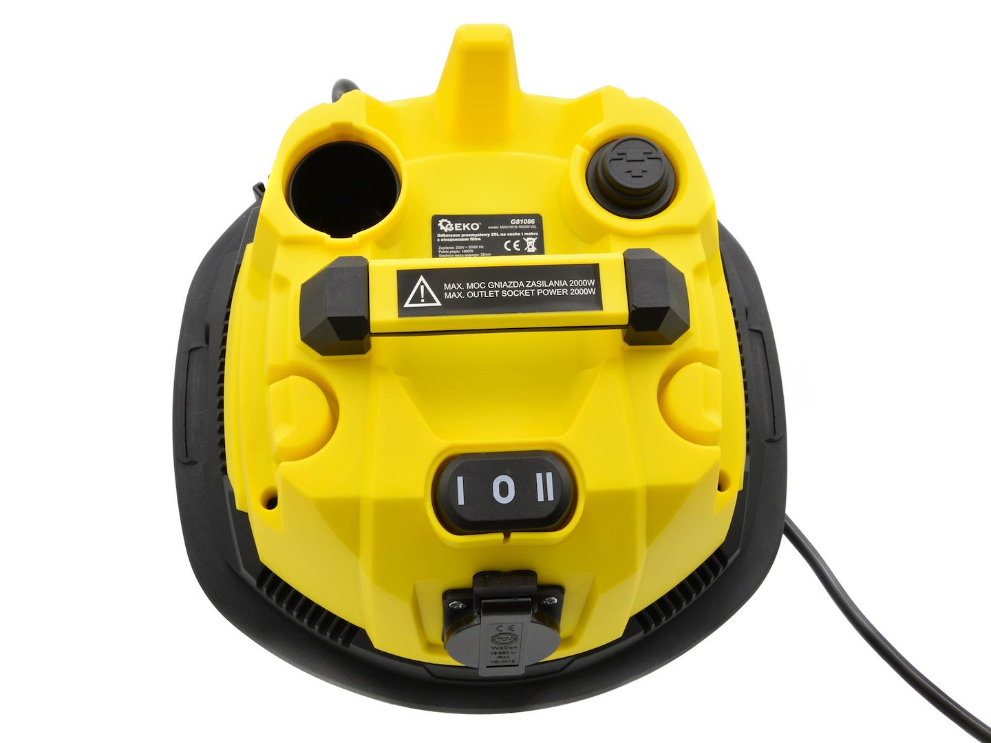 Wet and Dry Vacuum Cleaner 25 L with Dust-Shaking Function