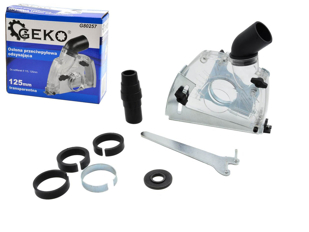 125 mm Cutting Dust Shroud, Transparent