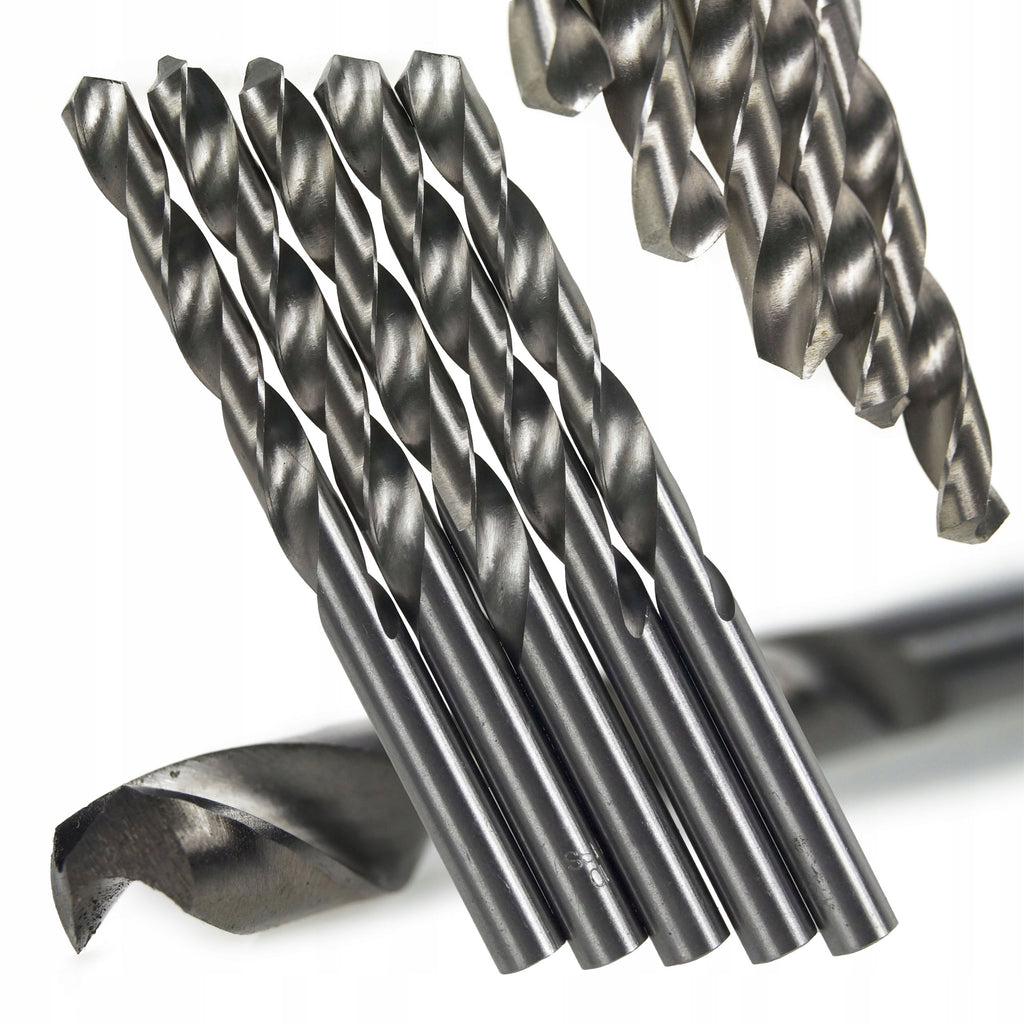 Set of 10 HSS Metal Drills 2.5 mm Black