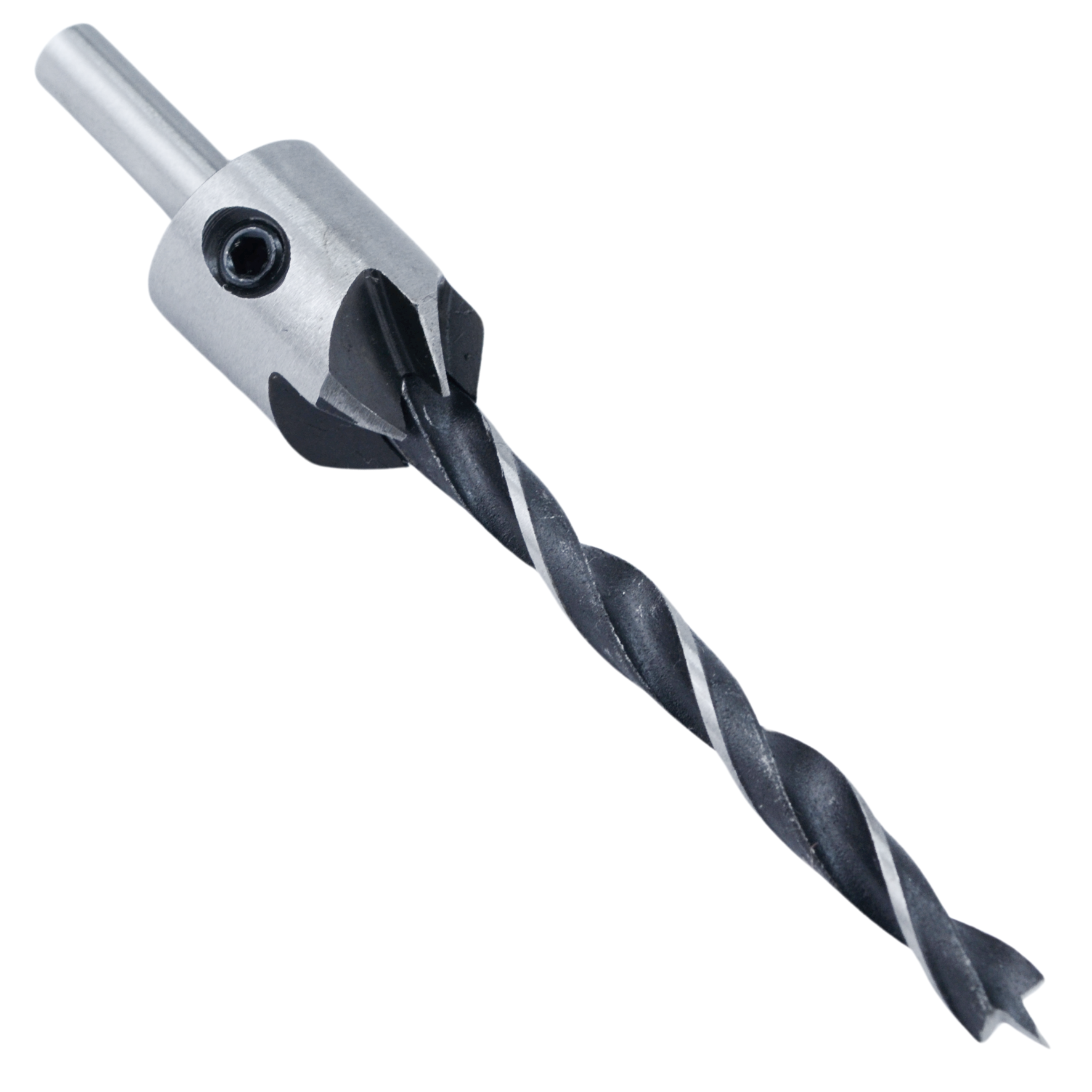 Puuriterad puidu, puitlaastplaadi, MDF-i, OSB jaoks koos faasiga, 4 tk, 3-6mm