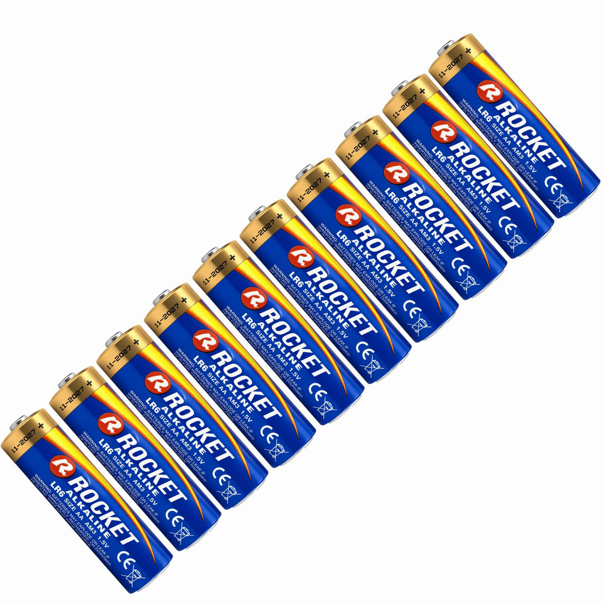 Rocket AA (LR6) 1,5 V leelispatareid 10 tk LR610ECOPACK-16076