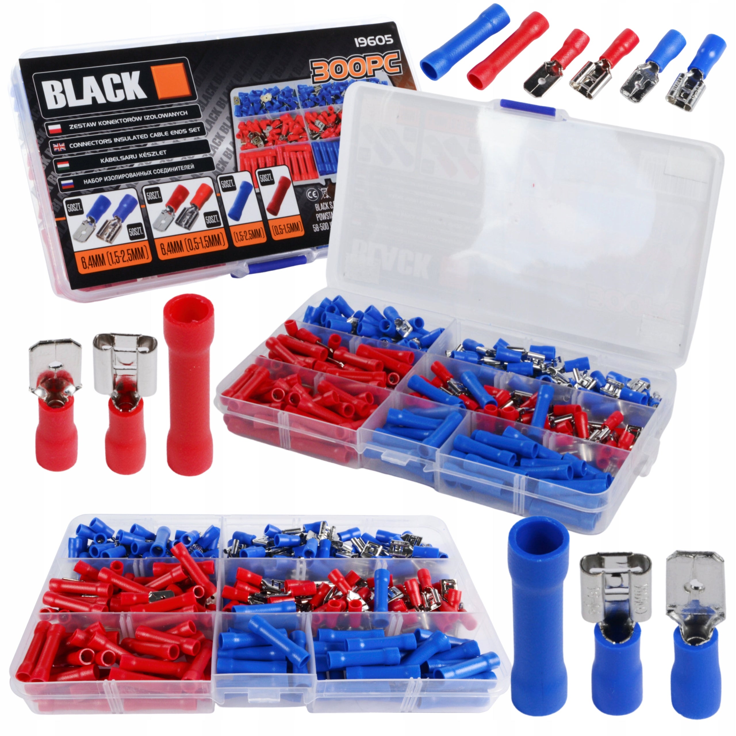 300 tk isoleeritud liugühenduste komplekt