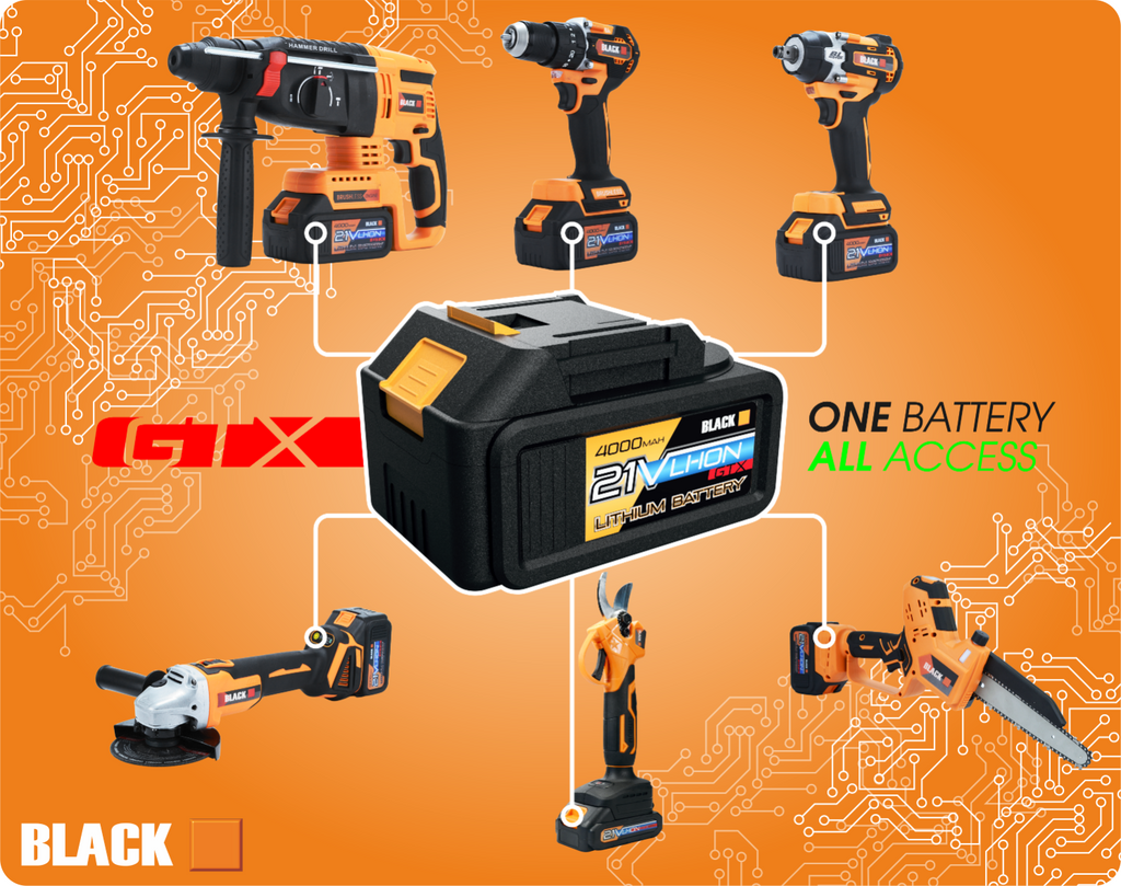 Juhtmeta puidulõikekettasaag 2 x 21V 4Ah 30cm Black