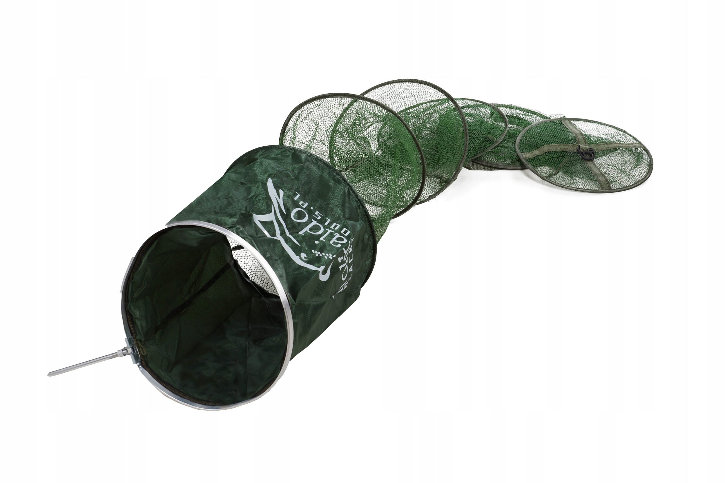 Kummist kalavõrk 2m x 40cm käepidemega ja kattega