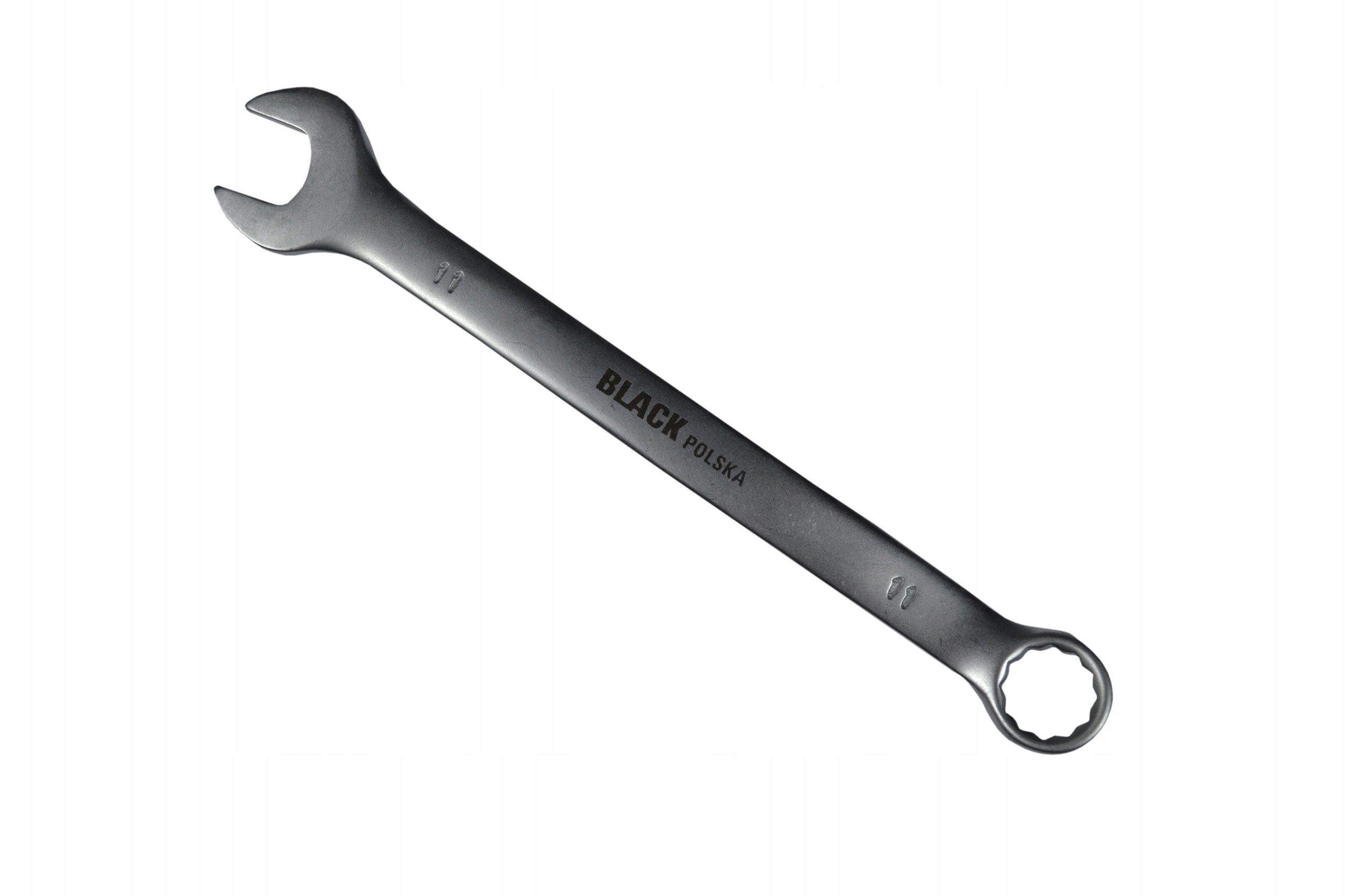 11 mm Black CRV Flat-Ring Wrench