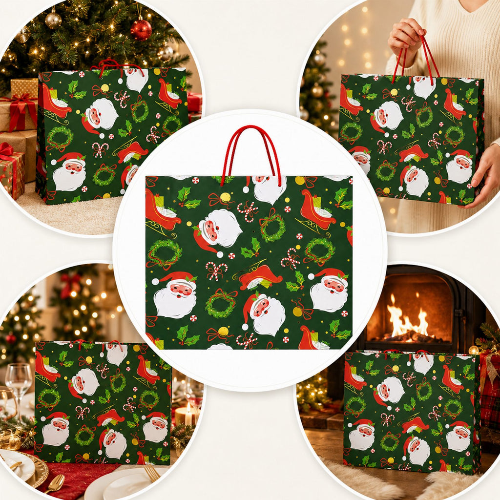 Christmas Gift Bag for Santa Presents under the Tree