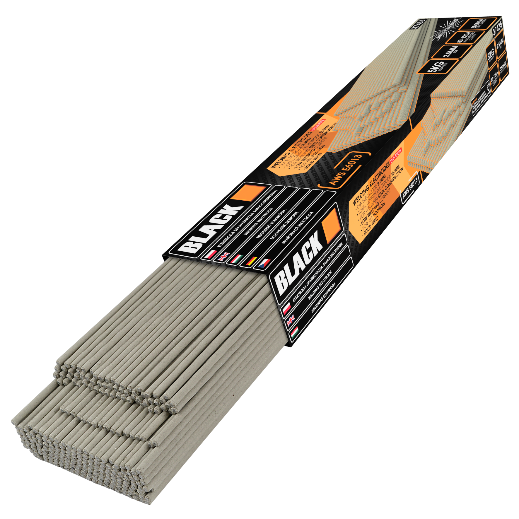 Universaalsed isekaitsvad keevituselektroodid 2.5mm 350mm 5kg