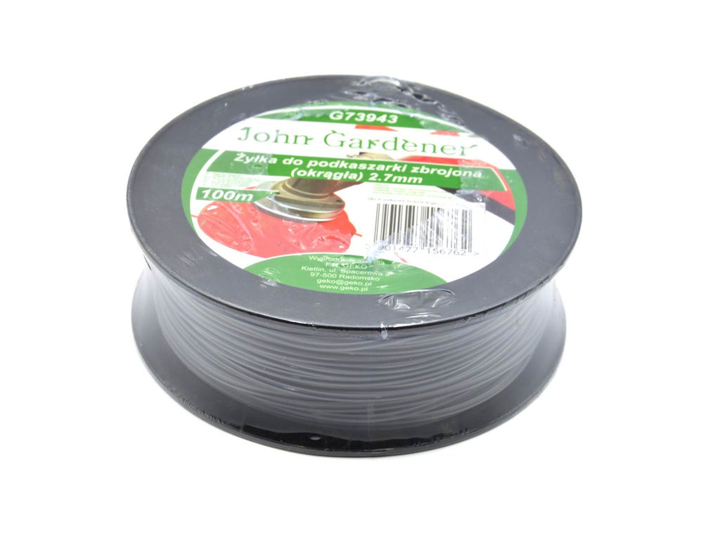 Nylon-reinforced cutting line 2.7 mm x 100 m (round)