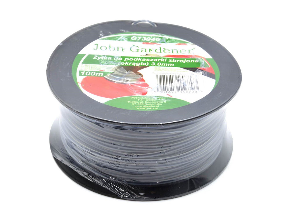 Cutting nylon-reinforced line 3.0 mm x 100 m (round)