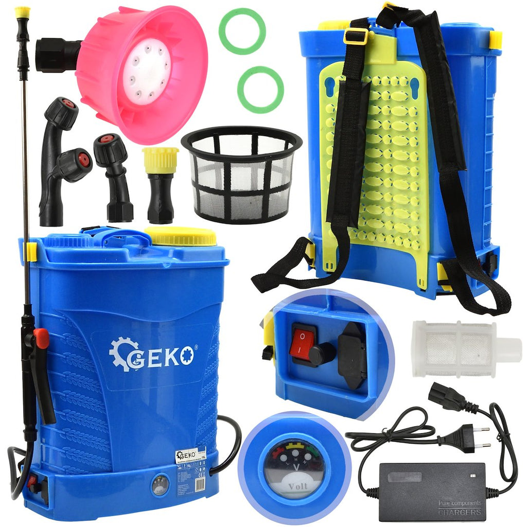 16L Battery Knapsack Sprayer, Blue